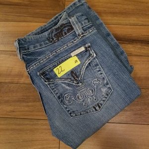 Miss Me Boot Cut Jeans Size 28